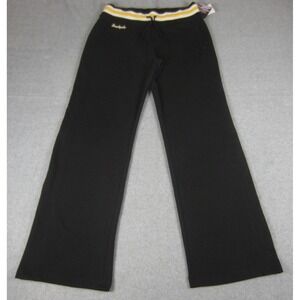 Southpole Sweatpants Womens Large Black Mid Rise Wide Leg Baggy Streetwear Y2K